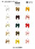 SIC-3503 Appliqué en ruban satin