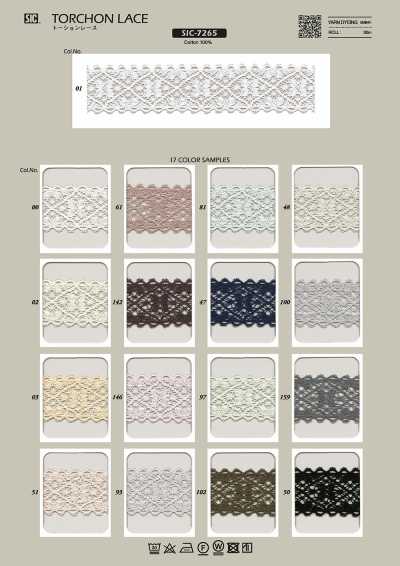 SIC-7265 Dentelle torchon / 29 mm