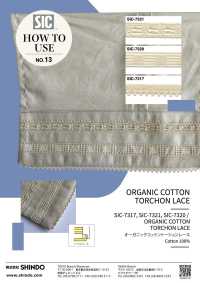 SIC-7317 Dentelle Torsion Coton Bio / 8mm SHINDO(SIC) Sous-photo