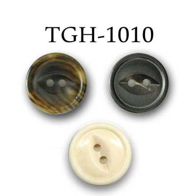 TGH1010 Boutons en corne de buffle authentique
