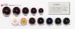 VT153 Bouton de type écrou pour vestes et costumes « Ardour Series »