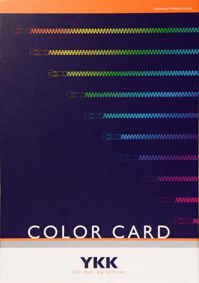 YKK Nuancier (livre d'échantillons de couleurs)