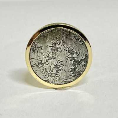 105 Bouton en métal fabriqué au Japon pour costumes et vestes [Déstockage]