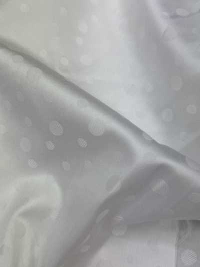 1090 Doublure de taille pour tenue habillée, satin Crest, blanc