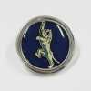 302 Boutons métalliques fabriqués au Japon pour costumes et vestes, bleu argent