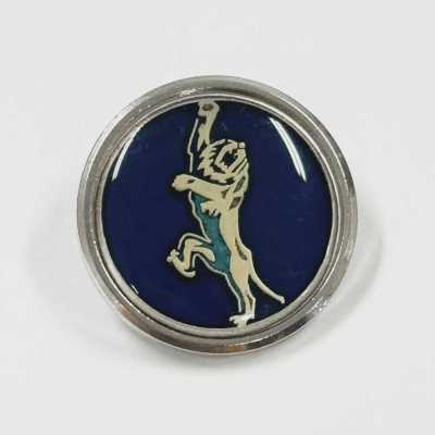 302 Boutons métalliques fabriqués au Japon pour costumes et vestes, bleu argent