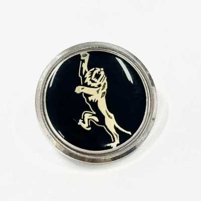 308 Bouton en métal fabriqué au Japon pour costumes et vestes, argent/noir