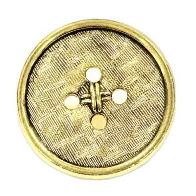 617 【Outlet】Bouton métallique fabriqué au Japon pour costumes et vestes, doré