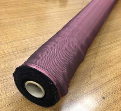 7958 Doublure jacquard rayée en polyester bordeaux [Outlet]