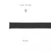 9 Ruban à bandes latérales, 100 % rayonne, bordure à bandes latérales, largeur 15 mm, noir