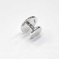 A-3-S Boutons De Goujon En Argent Sterling, Rond D