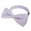 BF-112P Nœud papillon à petit motif floral, soie, violet, fabriqué au Japon