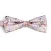 BF-ROSE-PI Cravate Papillon En Soie Rose Rose