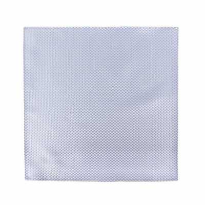 CF-27 Fabriqué au Japon, pochette de costume en jacquard, motif à carreaux, bleu ciel