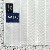 CF-943 Pochette Domestique Soie Rayure Gris[Accessoires Formels] Yamamoto(EXCY) Sous-photo