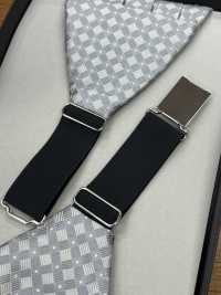 CM-961 Ceinture De Smoking En Soie à Motif Tissé Gris[Accessoires Formels] Yamamoto(EXCY) Sous-photo