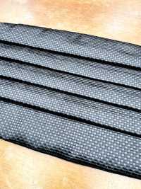 CM-986 Cummerbund Soie Jacquard Domestique Motif Point De Mousse Noir[Accessoires Formels] Yamamoto(EXCY) Sous-photo