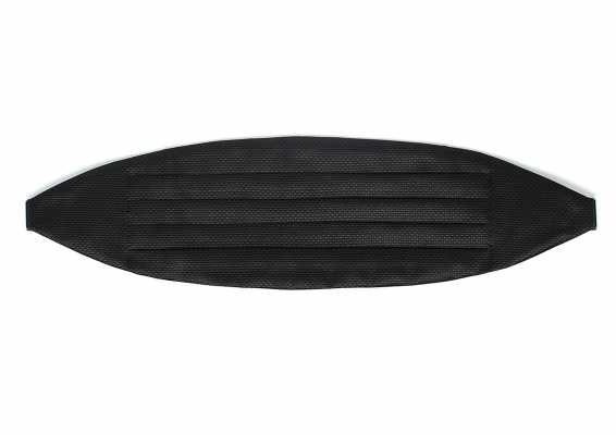CM-986 Ceinture de smoking en jacquard de soie fabriquée au Japon, motif piqué, noir