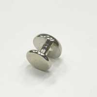 E-3 Bouton à Tige, Nacre Blanche, Argent, Rond (1 Pièce)[Accessoires Formels] Sous-photo
