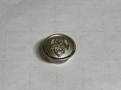 EX140 Bouton en métal fabriqué au Japon pour costumes et vestes, argenté