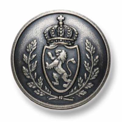 EX195 Bouton métallique fabriqué au Japon pour costumes et vestes, argenté
