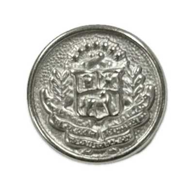 EX34 Boutons métalliques fabriqués au Japon pour costumes et vestes, argent