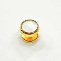 F-3-S Bouton Puce, Coquille De Nacre, Doré, Rond[Accessoires Formels] Yamamoto(EXCY) Sous-photo