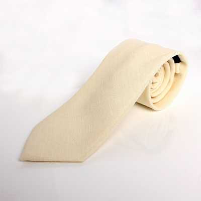 HLN-04 HARISSONS Cravate en lin beige