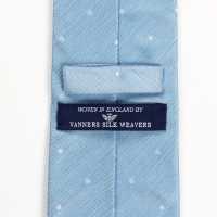 HVN-31 VANNERS Cravate Soie Effet Denim à Pois Bleu Indigo[Accessoires Formels] Yamamoto(EXCY) Sous-photo
