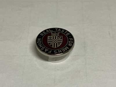 R17 Bouton en métal fabriqué au Japon pour costumes et vestes, argent