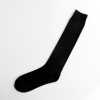 S-04 Houes Longues 100% Soie Textile Noir