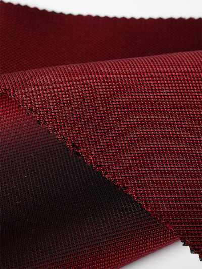 S-302 Tissu formel à motif piqué fin Yamanashi Fujiyoshida, rouge vin