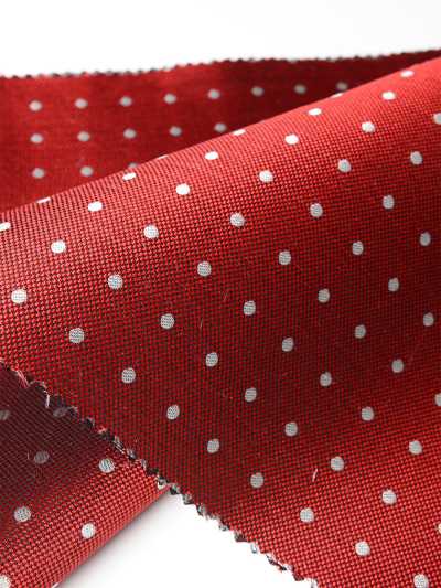 S-600 Tissu habillé à pois rouge Yamanashi Fujiyoshida