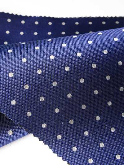 S-602 Tissu formel à motif pois bleu de Yamanashi Fujiyoshida