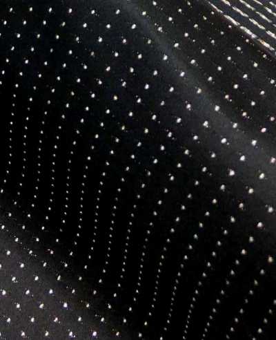 S-620 Tissu habillé à motif pois en lamé argenté Yamanashi Fujiyoshida [Déstockage]
