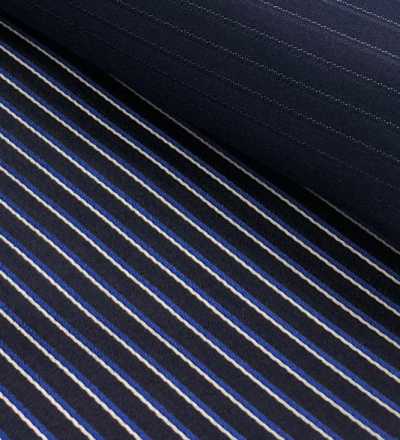 S-801S Tissu de soie rayé italien