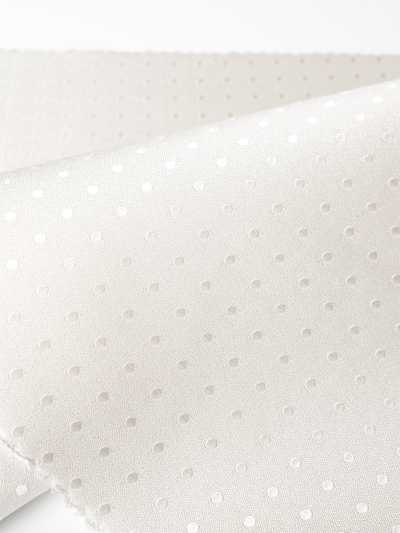 S-940 Tissu formel Yamanashi Fujiyoshida à pois argenté