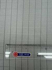 S-941 [sortie] Yamanashi Fujiyoshida 100% Soie Motif à Carreaux Gris[Textile] Yamamoto(EXCY) Sous-photo