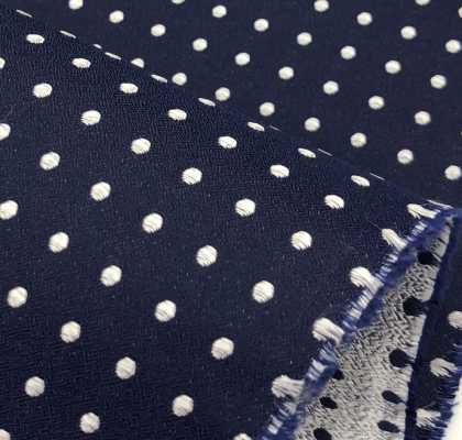 S-972 Tissu formel à motif pois Yamanashi Fujiyoshida