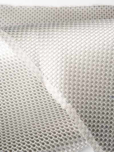 S-985 Tissu habillé à motif piqué Yamanashi Fujiyoshida gris clair