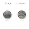 SL-45 Bouton métallique pour costumes et vestes Coquille et laiton