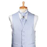 V-27 Gilet Formel Made In Japan Micro Check Bleu Ciel[Accessoires Formels] Yamamoto(EXCY) Sous-photo