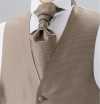 V-303 Gilet Formel Soie Jacquard Marron