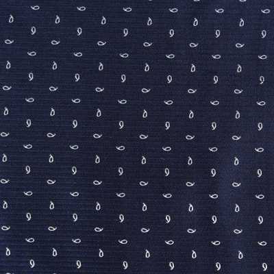 VANNERS-23 Tissu de soie VANNERS de fabrication britannique, motif paisley à pois