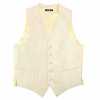 VANNERS-V-011 Gilet habillé VANNERS à pied-de-poule, doré champagne