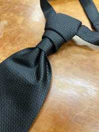 YT-986 Cravate Ascot En Soie Domestique (Cravate Europe) Motif Point De Mousse Noir[Accessoires Formels] Yamamoto(EXCY) Sous-photo