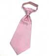 YT-987P Cravate Ascot De Fabrication Japonaise (Cravate Europe) En Satin De Soie Rose