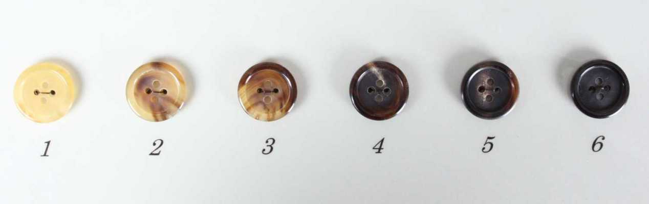モルツ Boutons en corne de buffle véritable pour costumes et vestes
