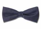 PBF-3 Nœud papillon bleu marine foncé en tissu Pentagono