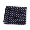 VCF-34 Pochette en tissu VANNERS, à motif, bleu marine